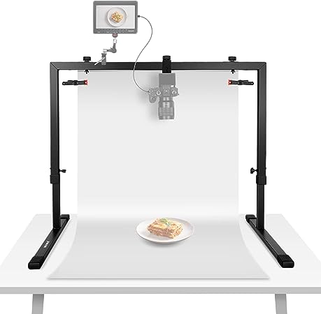 NEEWER オーバーヘッドカメラマウントリグ トップダウンショット用 プロな撮影スタンド