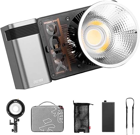 【国内正規品】ZHIYUN MOLUS X100 Combo 撮影用ライト 100W高出力 2700K-6500K TLCl97+ CRI95+ 重量0.38kg ビデオライト