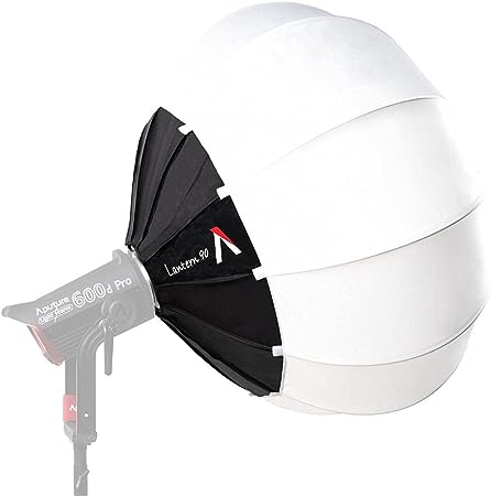 【Aputure】Aputure Lantern 90 ソフトボックス 折りたたみ式 90cm超長直径Bowens マウント設計 全Bowens マウント機種対応可能 キャリッジバッグ付き「一年メーカー保証」